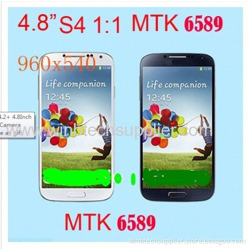 I9500 S4 960x540 Ram 1g Rom 4g 4.7inch Single Sim White And Black Perfect S4 I9500 Phone